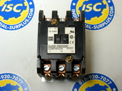<b>Cutler-Hammer - </b>C25FNF375 Definite Purpose Contactor 240V